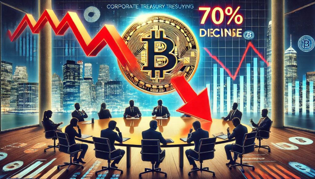 70% Decline In Corporate Crypto Treasury Buying: What’s Going On?