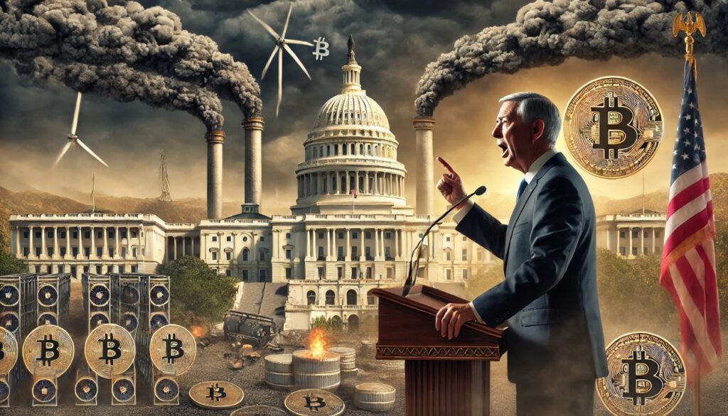 US Senator Blasts Crypto’s Environmental Impact, Warns Of Impending Reckoning US Senator Blasts Crypto’s Environmental Impact, Warns Of Impending Reckoning