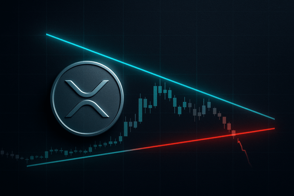XRP Could Retest Triangle Support At .72, Analyst Warns