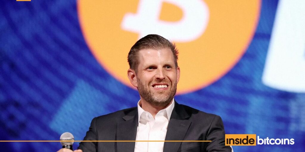 Now Is A “Great Time To Buy Bitcoin,” Eric Trump Says