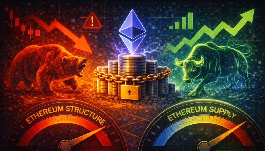 Ethereum Bearish Structure Meets Bullish Supply Signal – What Happens Next Ethereum Bearish Structure Meets Bullish Supply Signal – What Happens Next