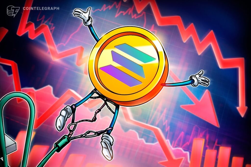 SOL’s ​Bear Flag Targets  Amid Weakening Onchain Activity
