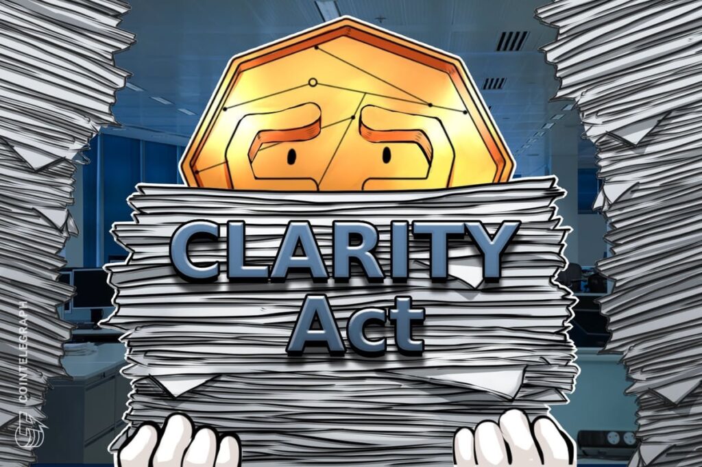US CLARITY Act To ‘Hopefully’ Pass By April: Bernie Moreno US CLARITY Act To ‘Hopefully’ Pass By April: Bernie Moreno